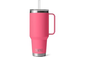 YETI Rambler 42 oz Straw Mug, Vacuum Insulated, Stainless Steel, Tropical Pink