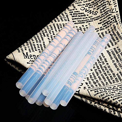 Hot Glue Sticks,Full Size,8" Long x .43" Diameter,30 Counts,Clear,for Large Hot Glue Guns