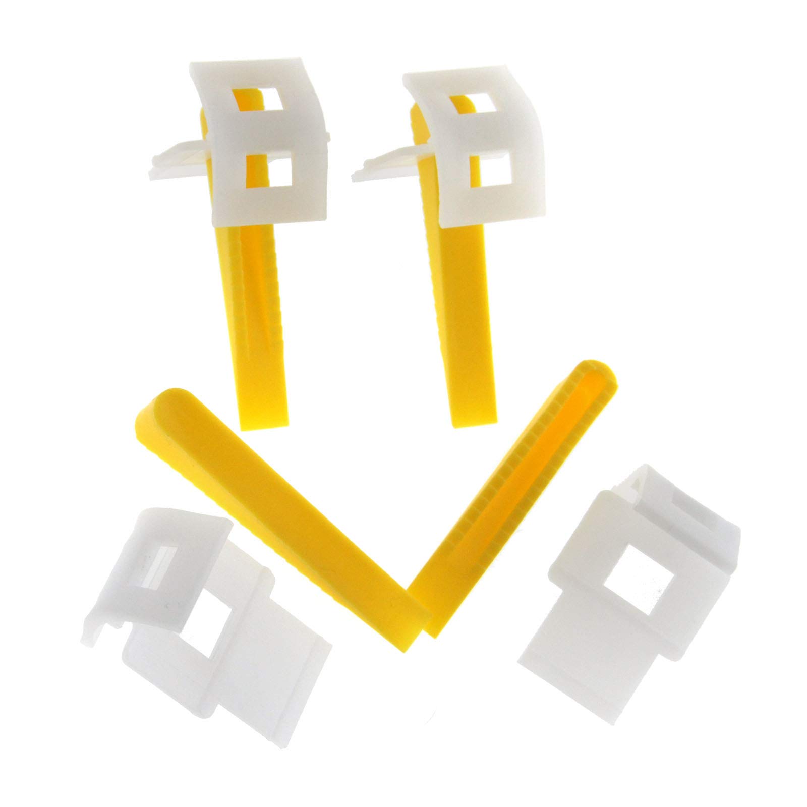 Create idea Tile Leveling Plastic Spacers Tiling Tools 100Pcs Clips + 100Pcs Wedges for Wall Stone Floor Tile System