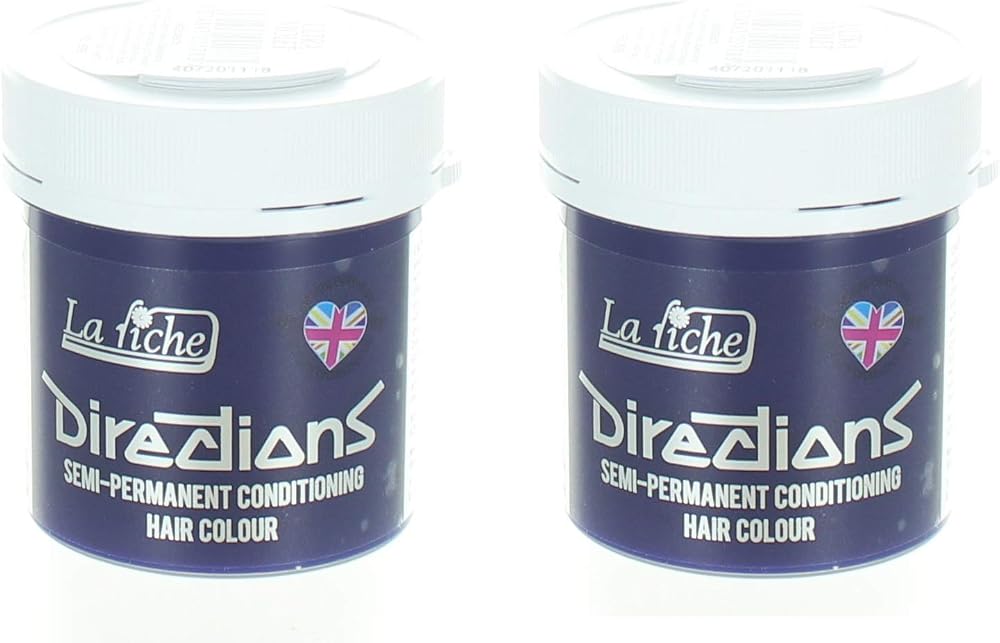 La Riche Directions Semi-Permanent Hair Colour Dye x2 Pack Ultra Violet