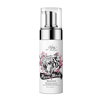 Alra Tattoo Unscented Foam Wash White 5 Fluid Ounce