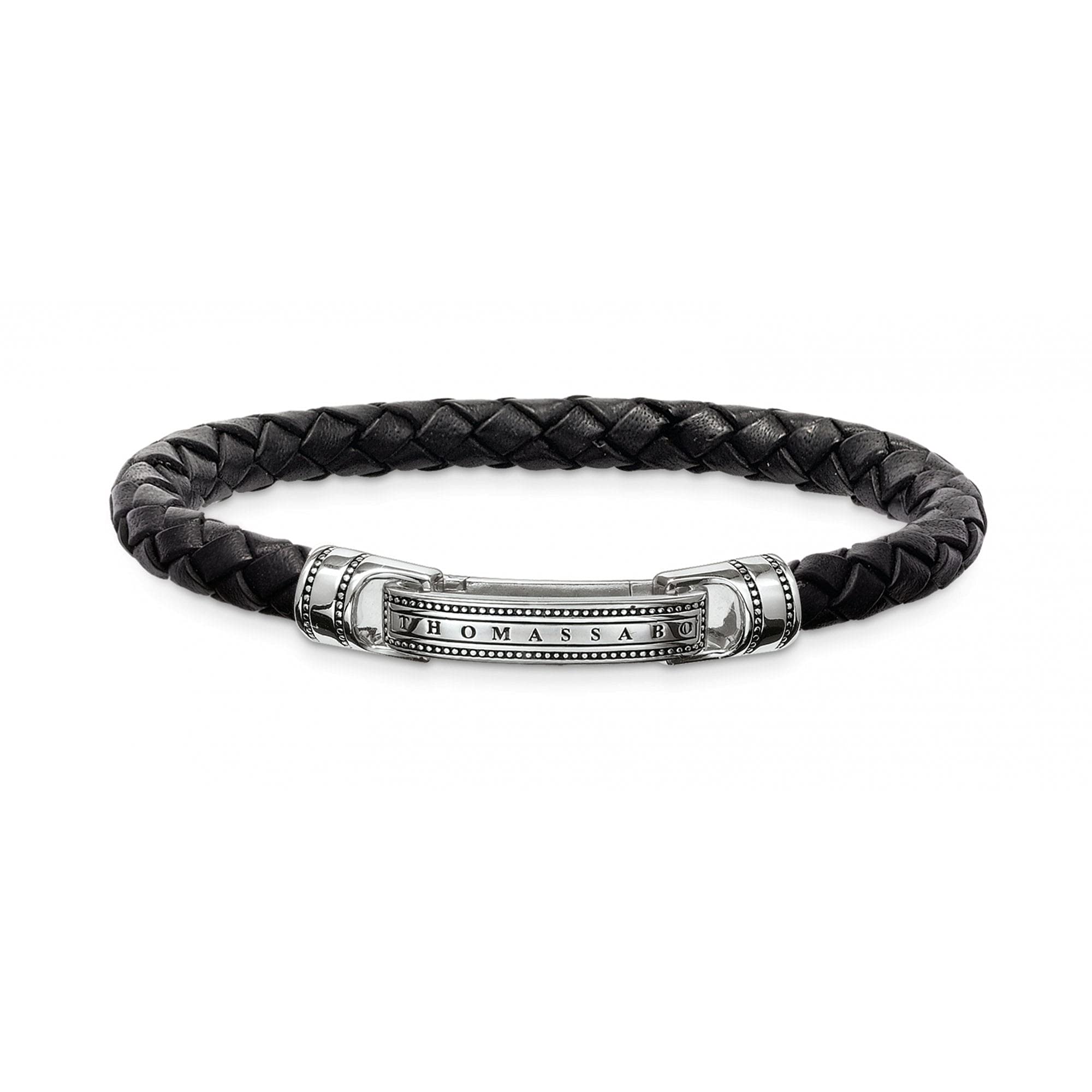 THOMAS SABO LB40-008-11-S Men's Bracelet Leather Black 17.5 cm