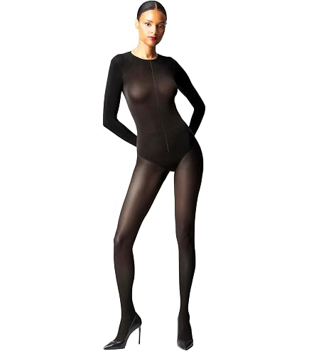 Wolford Women's Tokio Thong Bodysuit, Black, XS at Amazon Women's