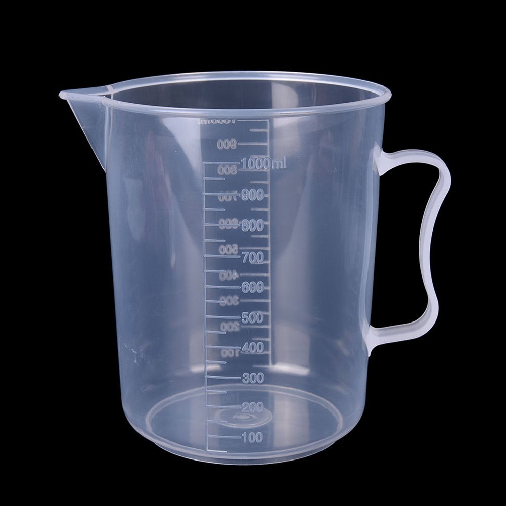 mango o sin mango disponible taza de medición de laboratorio transparente Vaso medidor y