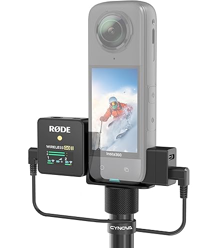 Amazon.com: New For Insta360 X3 / ONE X2 X4 Invisible Mic Cold