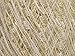 Metallic Cream Gold Ladder Lurex Ribbon Yarn - Ivory Trellis with Gold Sparkle 50 Gram
