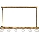 Savoy House 1-3128-14-106 Etereo Breegan Jane Designed Glam Linear Chandelier, 14-Light 840 Total Watts, 2" H x 42" L, Spuman