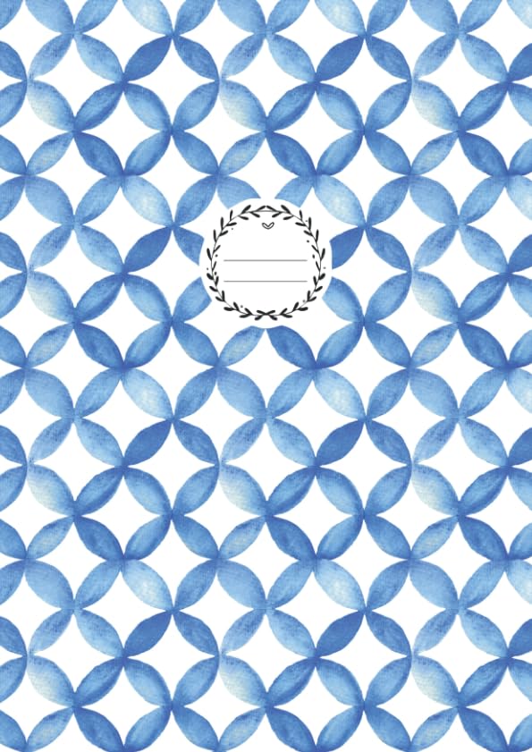 Notenheft DIN A4 Blanko - Lineatur 14: 110 Seiten | 55 Blatt | Musik Unterricht Komposition | Schule + Studium | 12 Systeme mit Seitenzahlen | Simple Blau