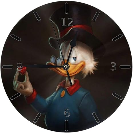 Amazon Co Jp 壁紙ドナルドダック9 掛け時計 円形 シンプル 静音 おしゃれ 高級感 フレームなし インテリア 壁掛け時計 置き時計 ホーム キッチン