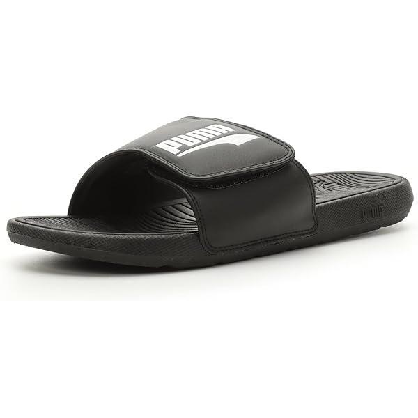 Amazon.com | PUMA Men's COOL CAT 2.0 Slide Sandals, Puma Black