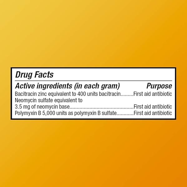AMAZON BASIC CARE FIRST AID TRIPLE ANTIBIOTIC OINTMENT, TREATS MINOR CUTS, SCRAPES AND BURNS, 2 OUNCES