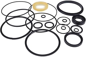 TCINDRR 830860M92 Power Steering Cylinder Seal Kit Compatible with Massey Ferguson 30 50 65 150 165 175 200+