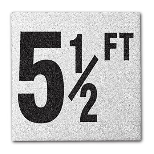 Ceramic Swimming Pool Deck Depth Marker 