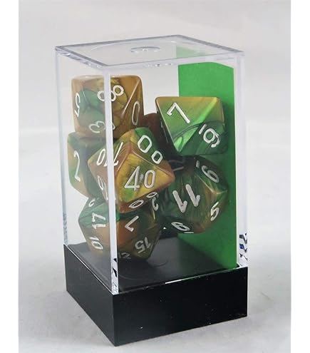 Dicekay Amazon.com: Chessex CHX26429 Dice-Gemini Set, One Size, Blue