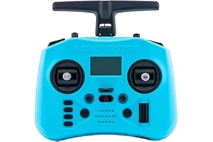 XIANGTAT Radiomaster Pocket Crush ExpressLRS Radio Controller 2.4G 16CH ELRS Transmitter Hall Gimbal for RC FPV Drone Quadcopter Remote Control (Iceberg Blue-ELRS M2)