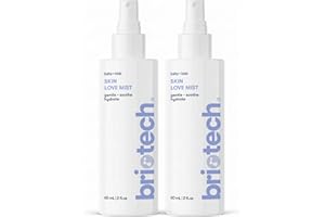 Briotech Baby Skin Love Spray | Gentle Hypochlorous Acid Mist for Soothing, Calming & Cleansing Delicate Skin | Pediatrician-Approved, Added Fragrance-Free | 2 oz (2 Pack)