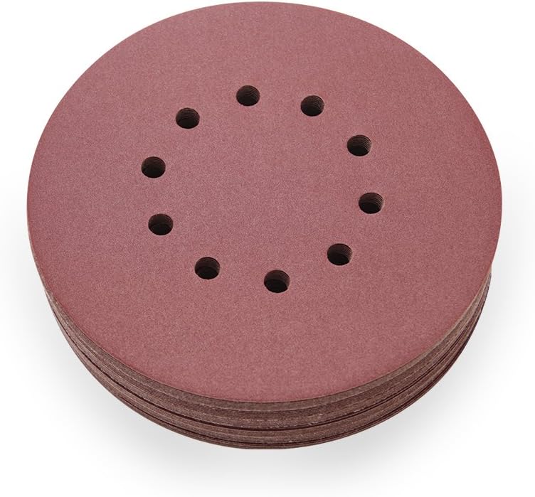 50 Dischi Abrasivi 225mm - Grana P40-P180, Con Velcro, Per Levigatrici - Foto 9