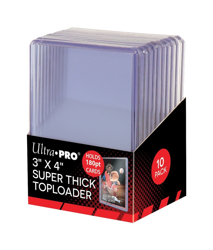 2 Ultra Pro 180pt Top Loader Packs - 10 Toploaders Per Pack (20 Total) - Thick Baseball, Basketball, Hockey, Football Cards (Ie Memorabilia) by Ultra Pro