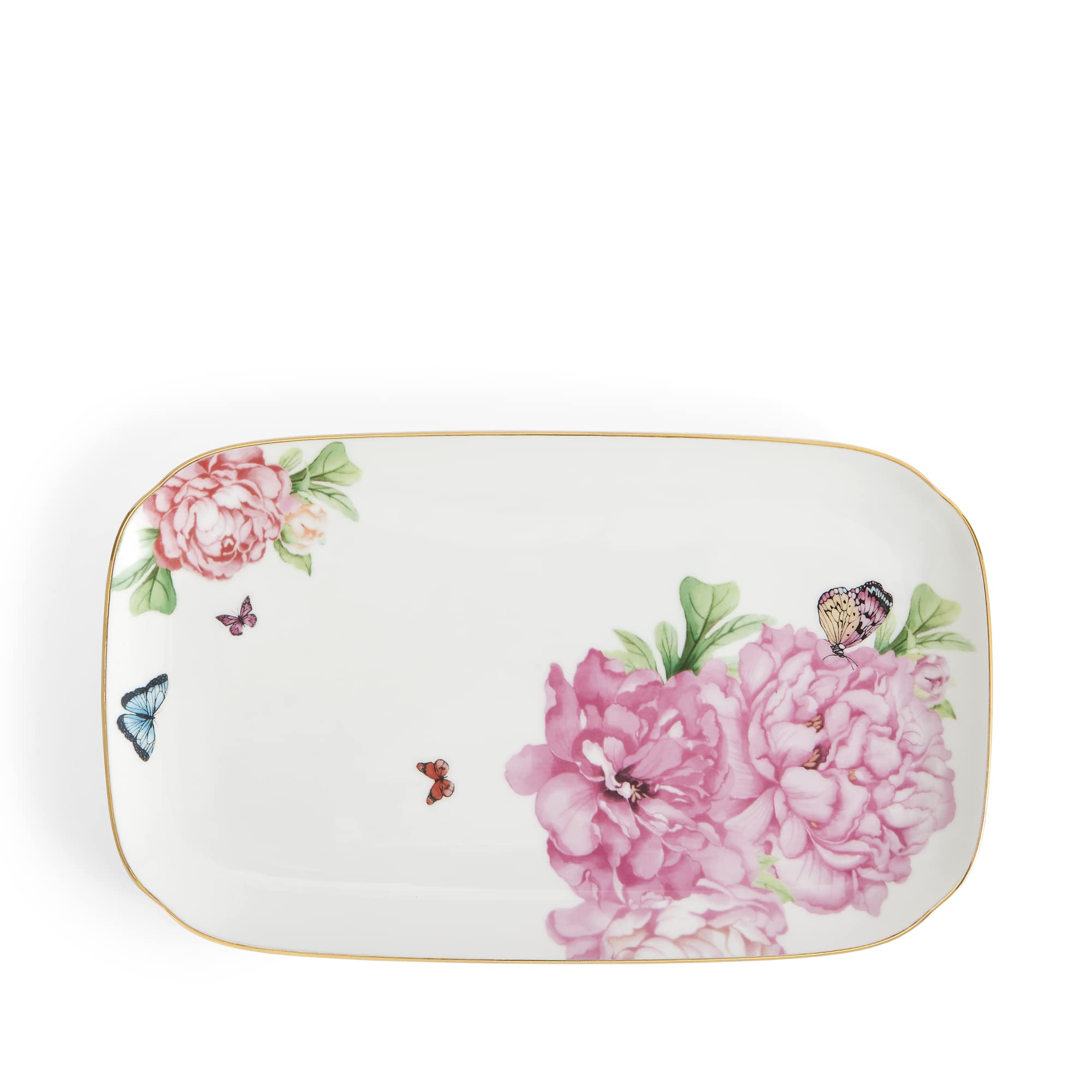 Miranda Kerr for Royal Albert Friendship Sandwich Tray, Pink