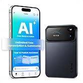 Comu Action Pro, AI Voice Recorder, Automatic AI Docs, 70H+ Battery Life | AI Note Taker for Professionals &amp; Teams, AI Agents, Meeting Minutes, PPTs, Action Items, AI+ Chat, MagSafe Compatible