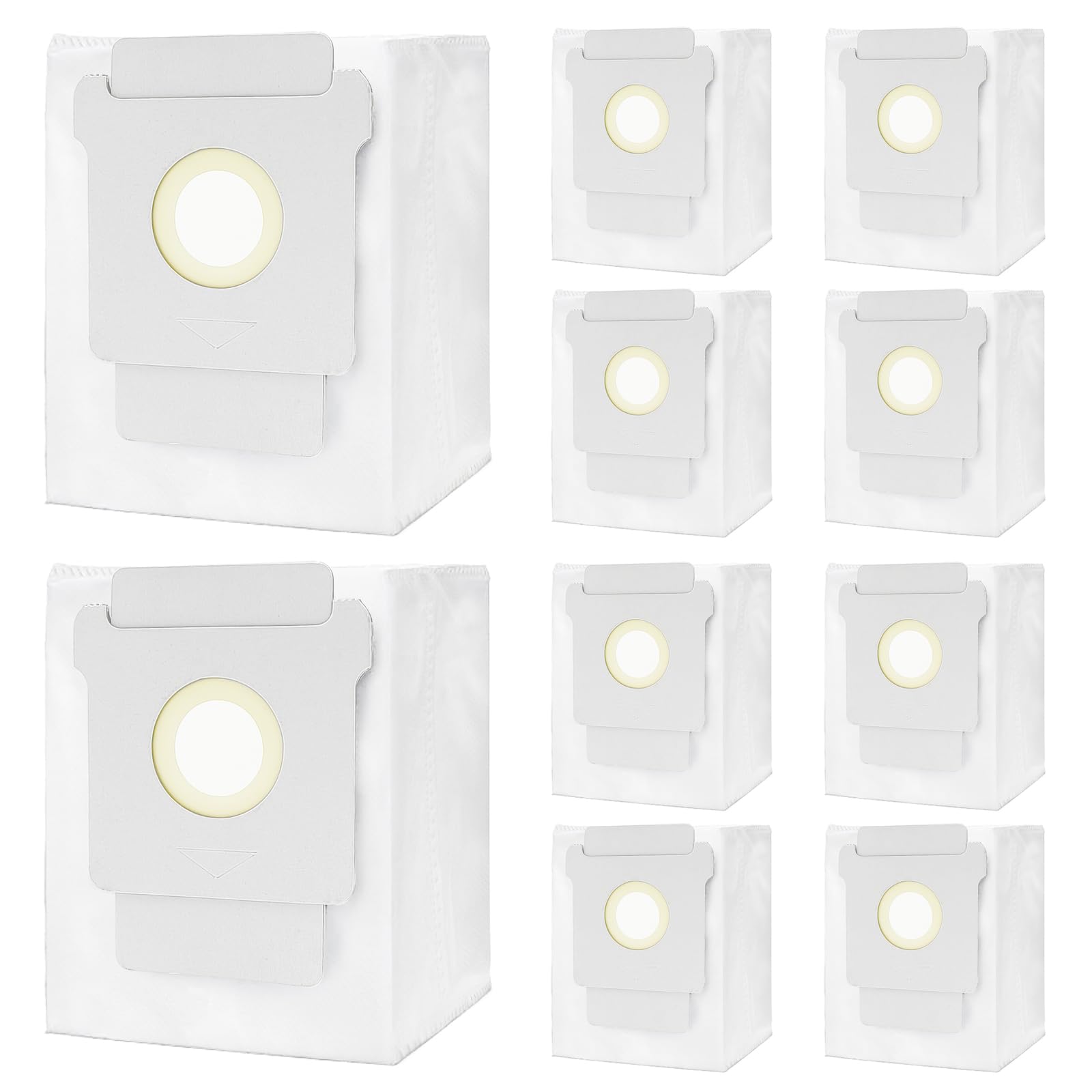 10 Pack dust bags replacement parts compatible with iRobot Roomba bags i7+ j7 plus j7+ i3 plus i3+ i4 i4+ i6 i6+ i8 i8+ s9 s9+ series all clean base vacuums