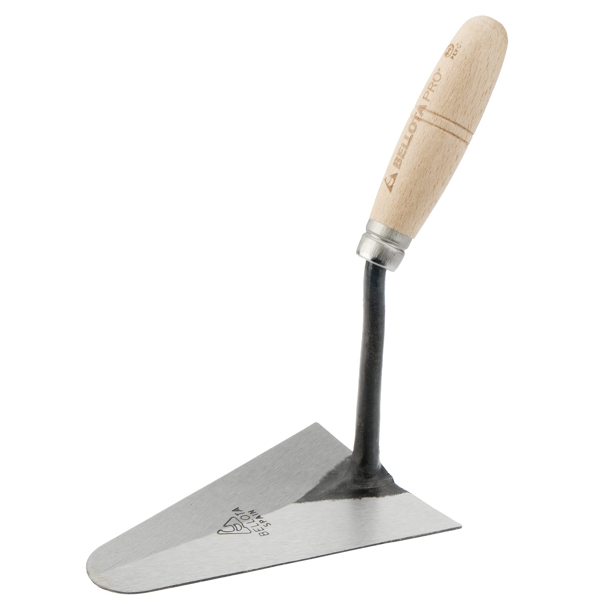 Bellota 5841-A Forged Catalan Trowel, Beech Wood Handle, 150 x 115 mm, 150 x 115 mm