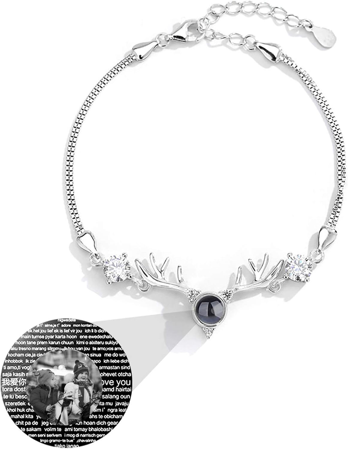 Photo Bracelet Customised Projection Bracelet 100 Different Languages