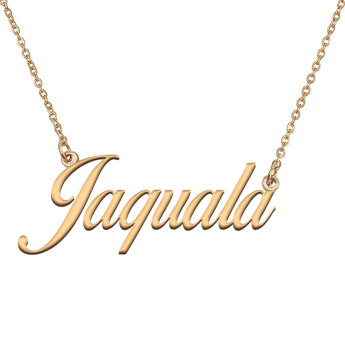 HUAN XUN Customized Custom Simple Any Name Necklace
