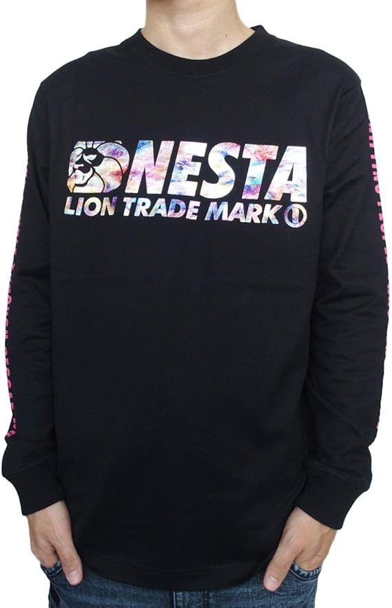 ネスタブランド Nesta Brand Tシャツ 長袖 メンズ 3nb1100 ホログラムロゴ ロンt ストリート 大きいサイズ 3nb1100 Tシャツ カットソー 通販 Amazon