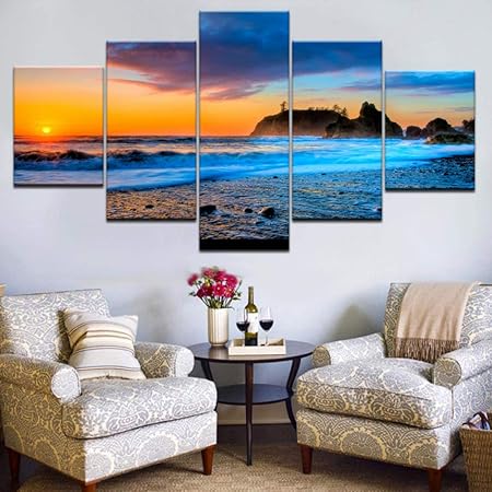 Get Art mur plage coucher de soleil For Free