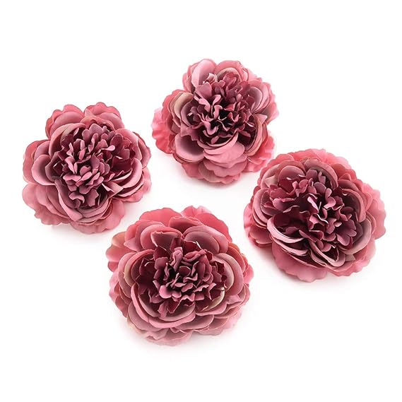 Fake flower heads in bulk wholesale for Crafts Artificial