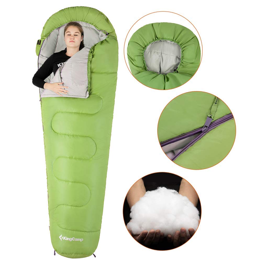 Kingcamp Trek 300 Camping Hiking 3 4 Season Mummy Sleeping Bag Right Buy Online In Cambodia At Cambodia Desertcart Com Productid