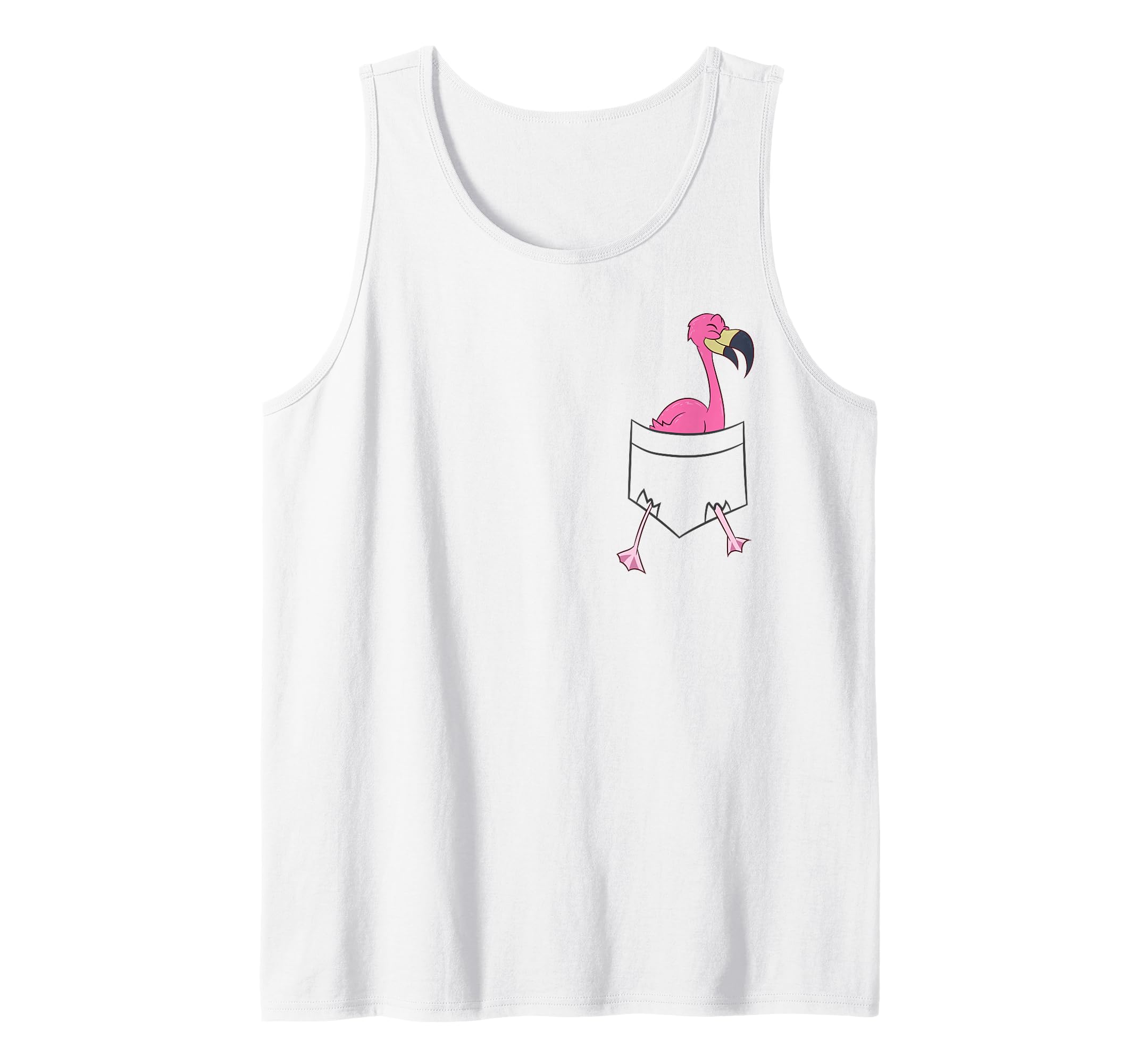 Pink Flamingo in Bag Cooler Bags Flamingo Tank Top