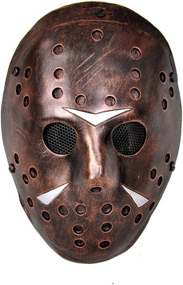 CCOWAY Costume Prop,Jason Voorhees Mask for Freddy Hockey Festival,Halloween, Party, Cosplay and more