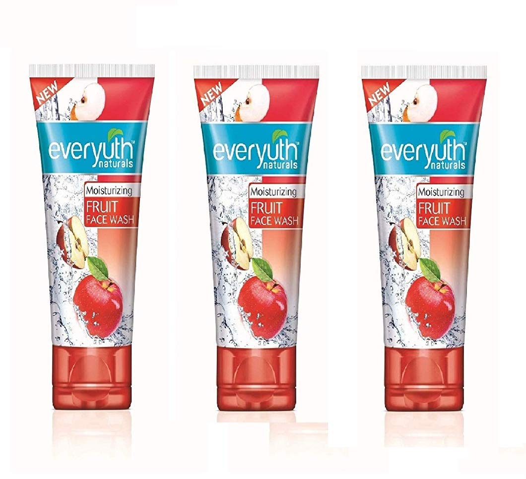 everyuth naturals moisturizing fruit face wash