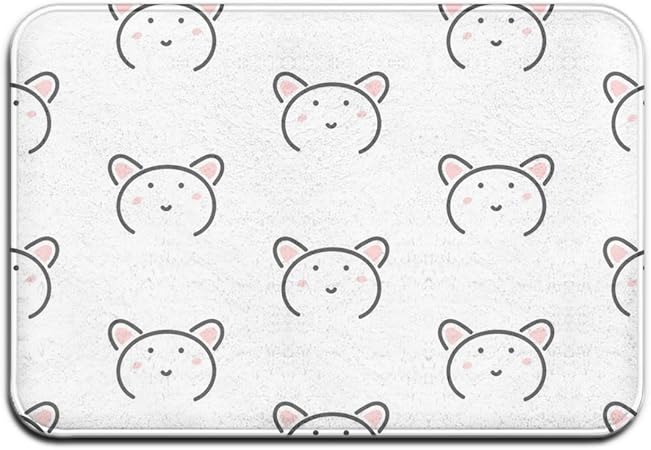 N/A Orso Stilizzato Linea Divertente per Bambini, zerbino, zerbino,  zerbino, zerbino per Ingresso, per Porte di Ingresso, 50 x 80 x 1,3 cm:  Amazon.it: Casa e cucina