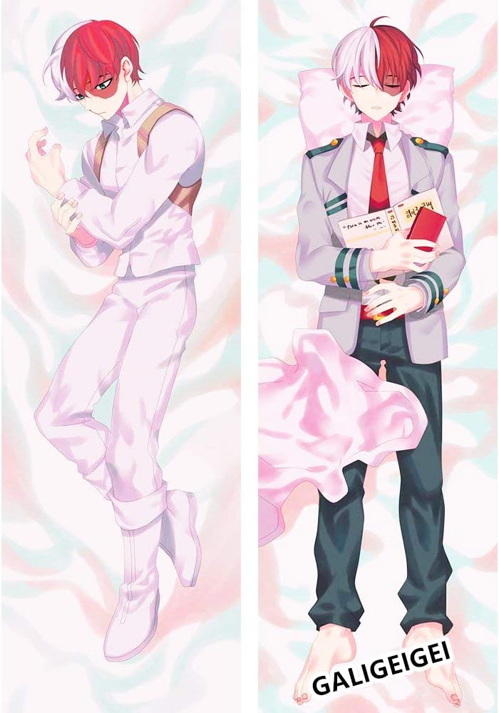 GALIGEIGEI My Hero Academia Shoto Todoroki - Funda de almohada (150 x