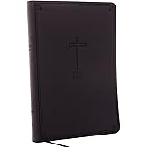 NKJV, Value Thinline Bible, Large Print, Charcoal Leathersoft, Red Letter, Comfort Print: Holy Bible, New King James Version