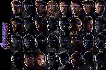 Amazoncom Premiumprints Marvel Avengers Endgame All Cast