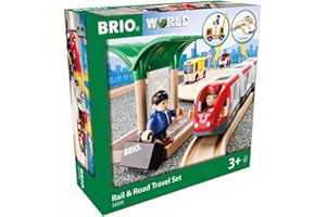 BRIO Rail & Road Travel Set