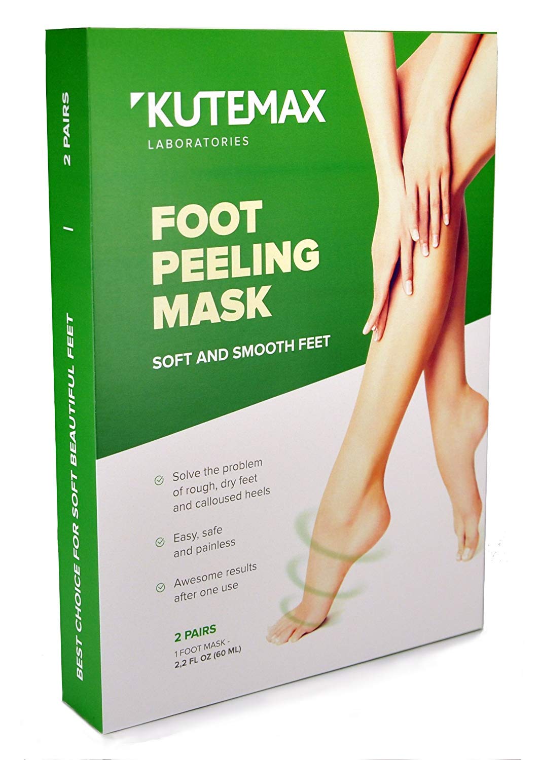 Foot Peel Mask NEW 2018 - Callus and Dead Skin Remover Exfoliation - 2 Pairs of Peeling Socks – Make Your Feet Baby Soft