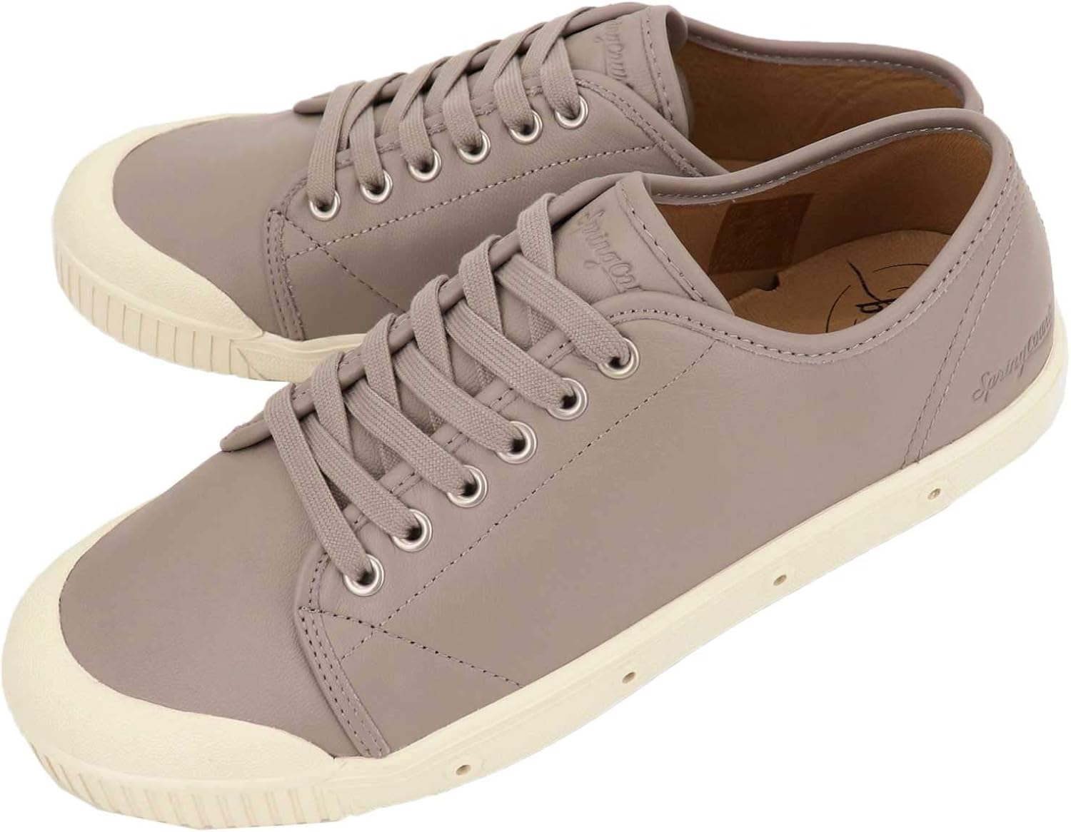 Amazon スプリングコート レディース ゴートレザー ローカット スニーカー Goat Leather G2s G5 Beige Mastic グレージュ 36 Spring Court スプリングコート スニーカー