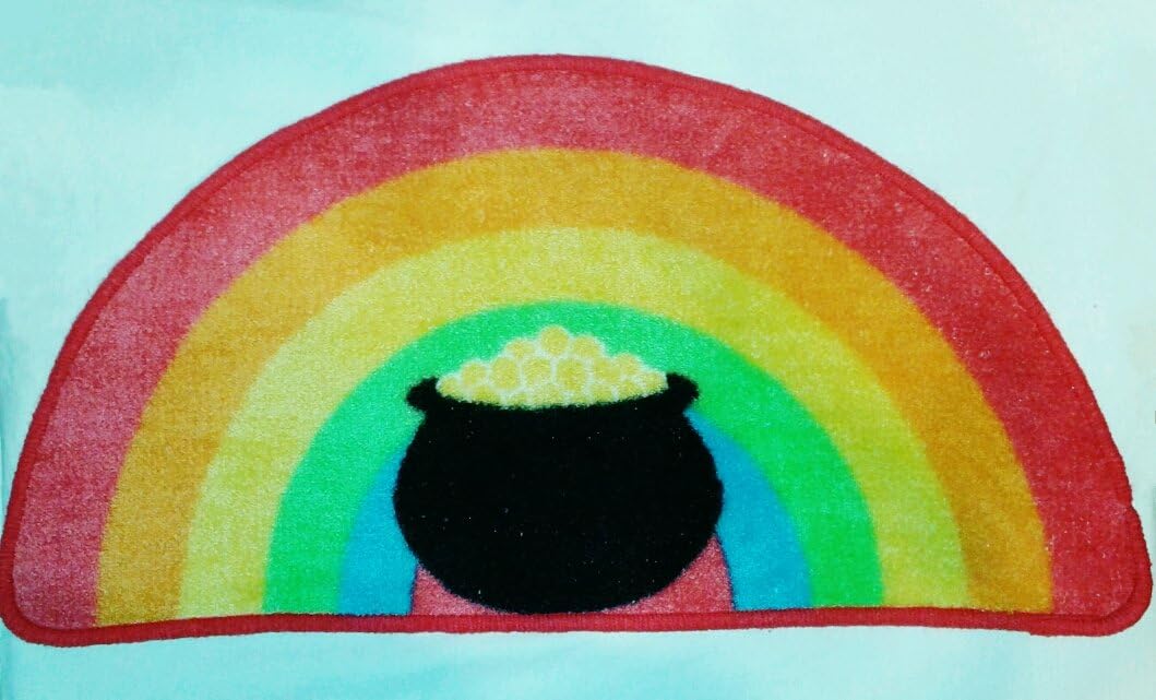 St. Patrick's Day Rug - Pot of Gold Design