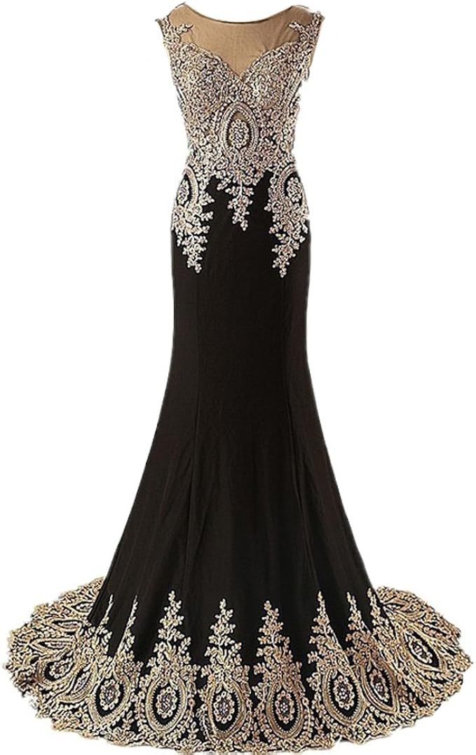 gold special occasion dresses