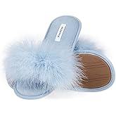 JOJOCOSY Extreme Plush Lady’s Sexy Slip-on Comfortable Slippers Women’s Fluffy Indoor Open-toe Scuff