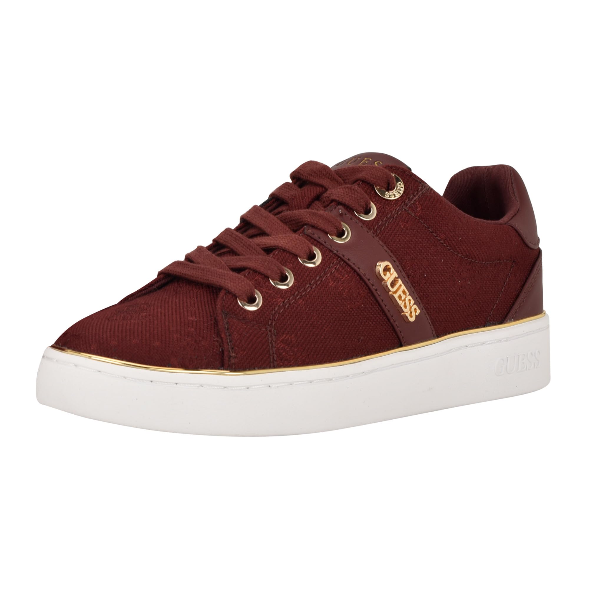 Guess Women’s Britz Sneaker, Red 610, 8