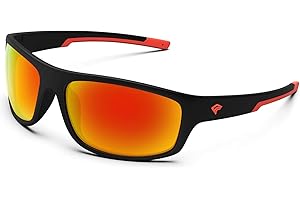 TOREGE Sports Polarized Sunglasses for Men Women Glasses Cycling Running Fishing Boating Trekking Beach Glasses TR66