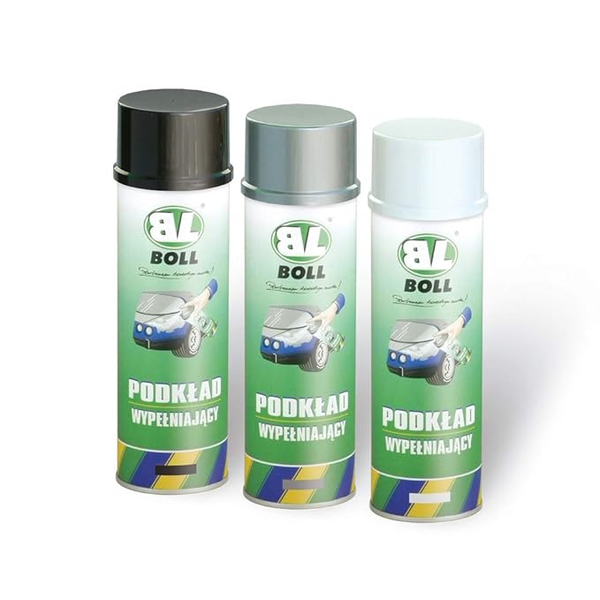 Boll 500ml Acryl Grundierung SCHWARZ Spray Haftgrund Füller 001053