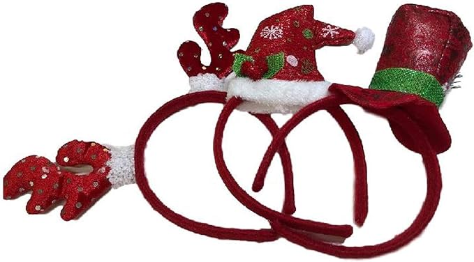 Amazon かわいい クリスマス カチューシャ ヘアアクセサリー サンタクロース トナカイ 帽子 3種 収納袋 セット クリスマス会 パーティー イベント サンタ帽 きらきら 小物 クリスマス会 スパンコール 三角帽s75 コスプレ 仮装 通販