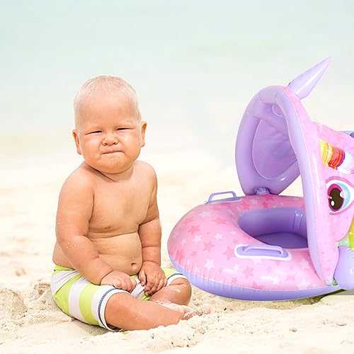 Mambobaby Float Inflatable Baby Float With Shade Mambobaby Float